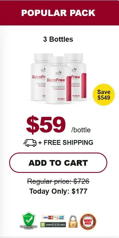 Glycofree 3 Bottle Price